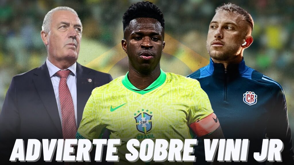 LA FUERTE ADVERTENCIA QUE HIZO GUSTAVO ALFARO A LA SELECCIÓN DE COSTA RICA SOBRE VINICIUS JR
