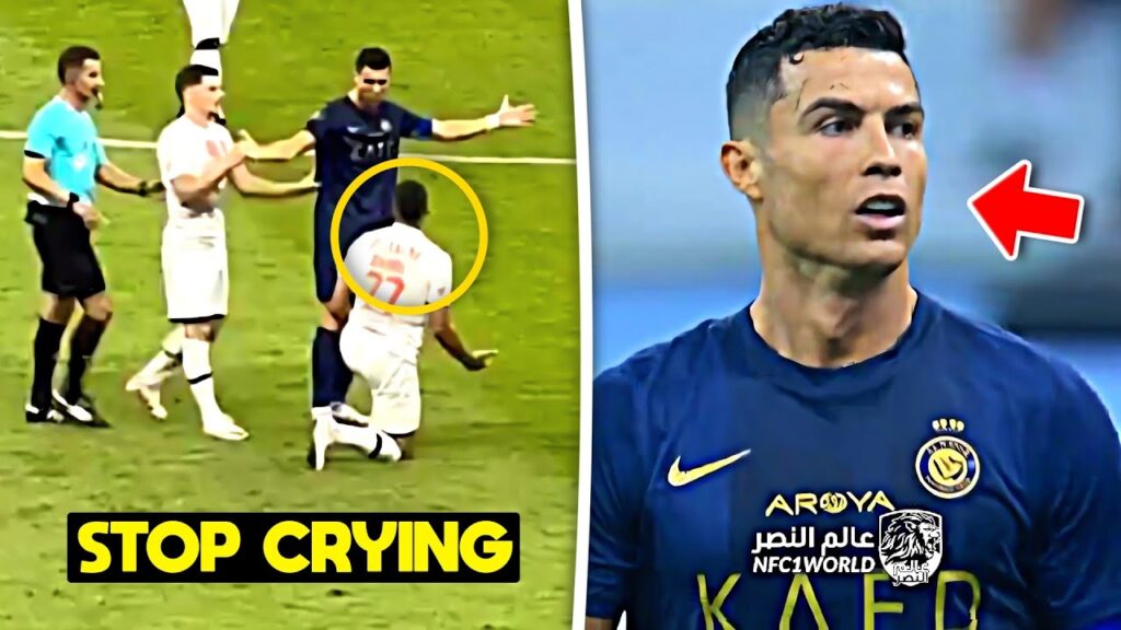 Cristiano Ronaldo's CLASH vs Al Feiha Players & Assist for Talisca 😡😤