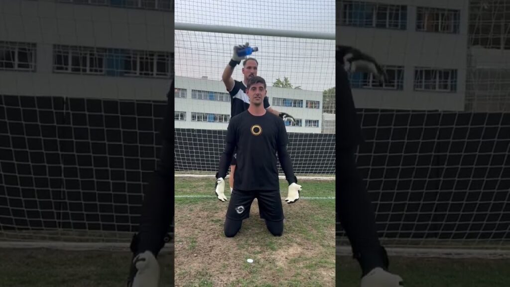 THIBAUT COURTOIS 😂 REAL MADRID KEEPER FUNNY TRAINING MOMENTS! 🧤 #shorts