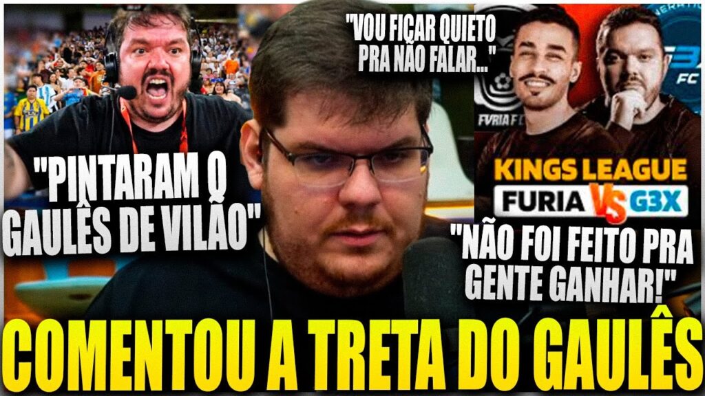 CASIMIRO COMENTA POLÊMICA DO GAULÊS e G3X NA FINAL DA KINGS LEAGUE CASIMIRO COMENTA POLÊMICA DO GAULÊS e G3X NA FINAL DA KINGS LEAGUE