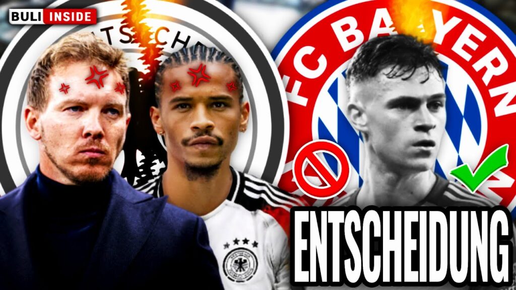 NAGELSMANN-ANSAGE an SANE! KIMMICH-ENTSCHEIDUNG bei BAYERN!