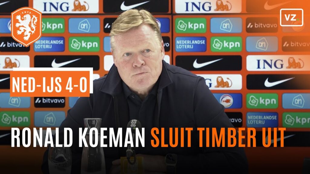Ronald Koeman sluit Quinten Timber uit als vervanger van Frenkie de Jong in Nederlands elftal