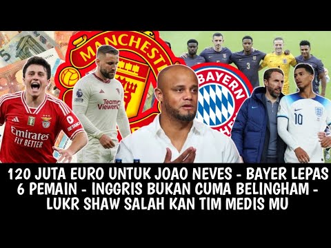 120 JUTA EURO UNTUK JOAO NEVES - BAYER LEPAS 6 PEMAIN - INGGRIS BUKAN CUMA BELINGHAM - LUKR SHAW