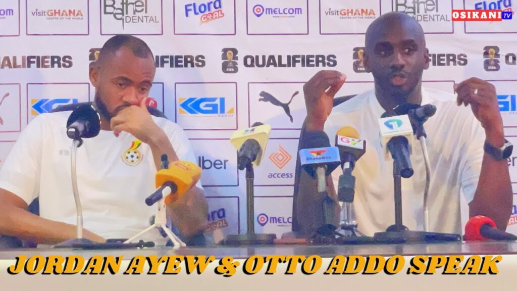 GHANA 4-3 C.A.R - OTTO ADDO & JORDAN AYEW SPEAK AFTER SUPER WIN ( FULL PRESSER )