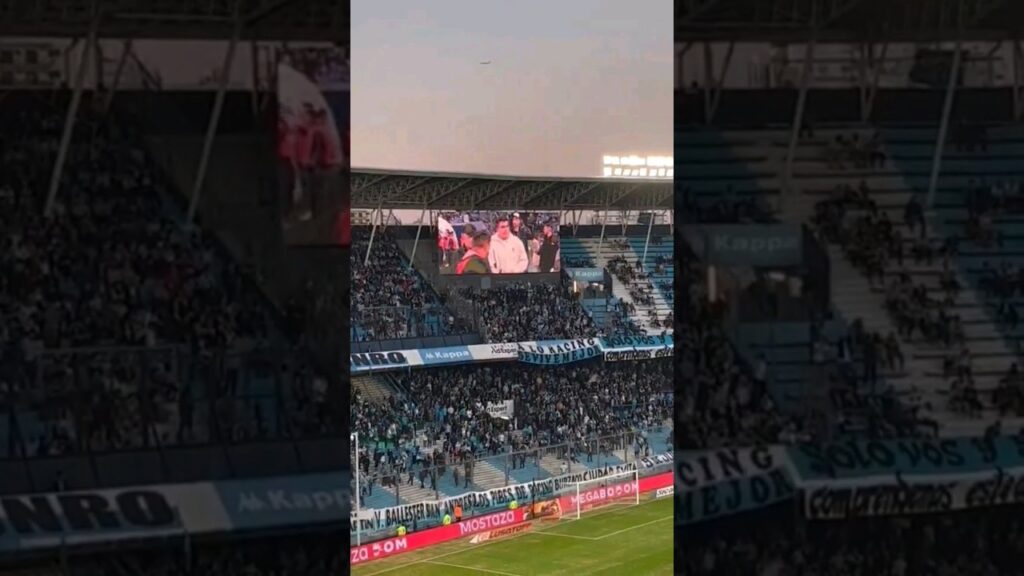 🎶 Olé, Olé, Olé, huevo, huevo 🎶Marcos Acuña ovacionado en el Cilindro, previa de RACING y Riestra