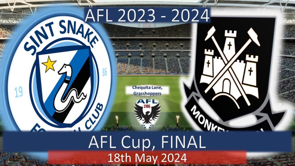 2023 - 2024 AFL Cup FINAL, Sint Snake v Monkey Town #facup #facupfinal