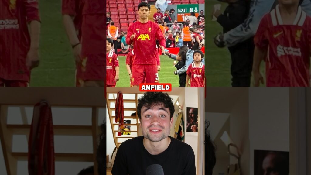 Mini Endo’s at Anfield 😭🫶