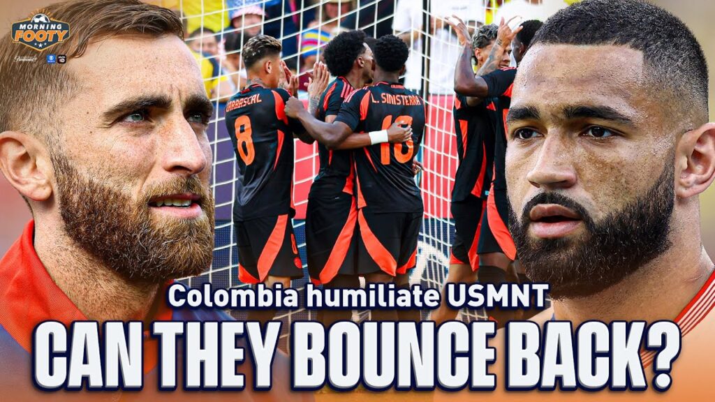 BREAKING DOWN USMNT’S EMBARRASSING 5-1 LOSS TO COLOMBIA | Morning Footy | CBS Sports BREAKING DOWN USMNT'S EMBARRASSING 5-1 LOSS TO COLOMBIA | Morning Footy | CBS Sports