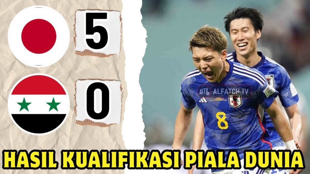 JEPANG VS SURIAH 5-0 - HASIL KUALIFIKASI PIALA DUNIA 2026 - JEPANG BUNGKAM SURIAH