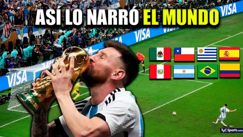 🇦🇷 Gol de Gonzalo Montiel - Mejores narraciones Argentina Campeón del Mundo 🇫🇷