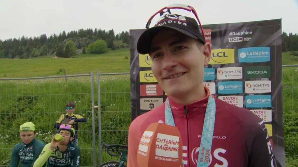 Carlos Rodríguez - Interview at the finish - Stage 8 - Critérium du Dauphiné 2024