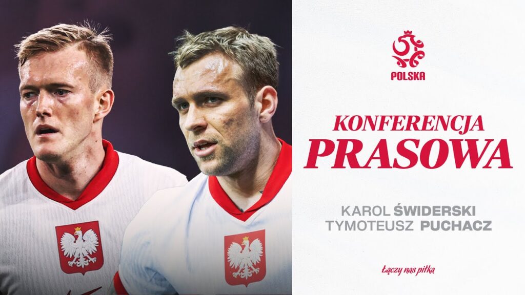 KAROL ŚWIDERSKI I TYMOTEUSZ PUCHACZ NA KONFERENCJI PRASOWEJ REPREZENTACJI POLSKI (RETRANSMISJA) ⚪🔴