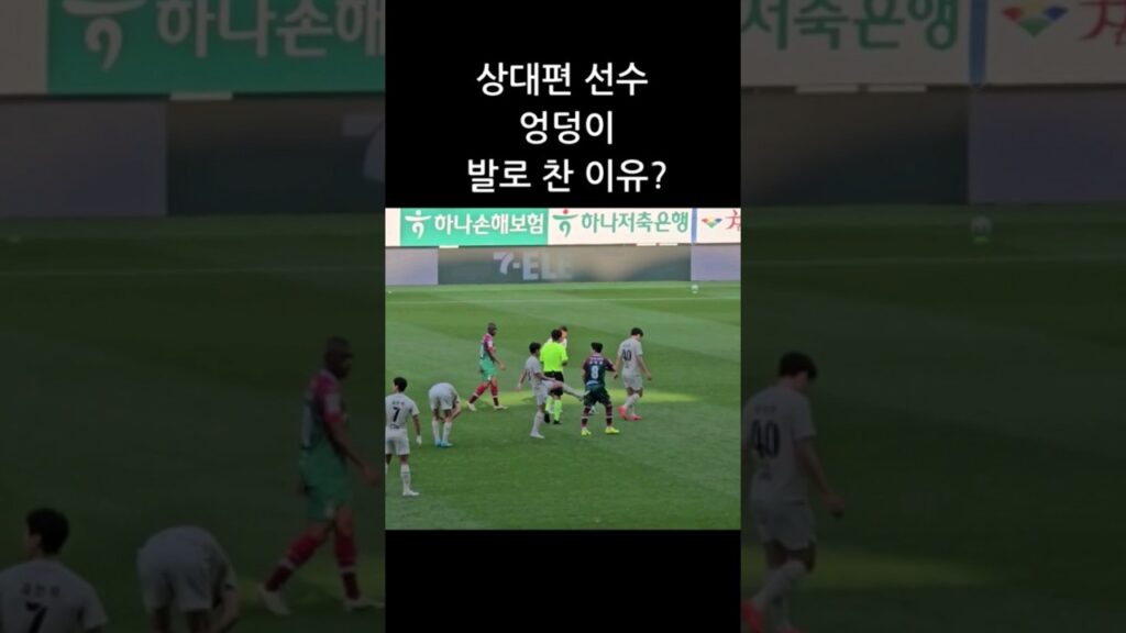 상대선수 엉덩이를? 대전하나시티즌 vs. 대구fc