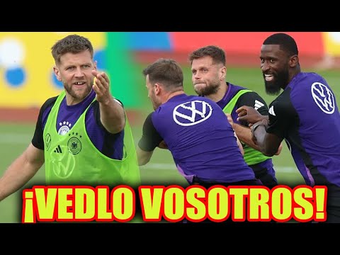 El "ENGANCHÓN" de Rudiger con Füllkrug