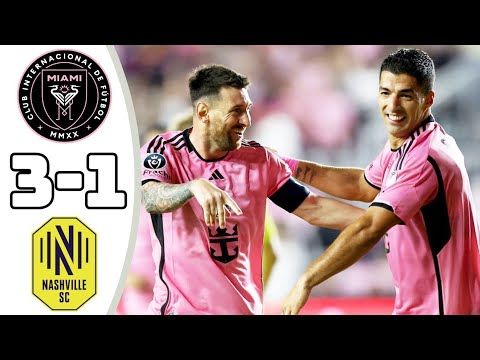 Messi Goal - Inter Miami vs Nashville 3-1 | Extended Highlights & Goals | Major League Soccer