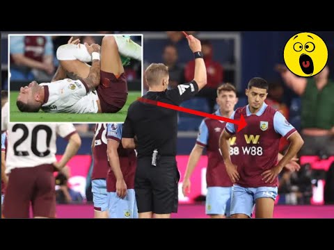 Anass Zaroury RED CARD vs Kyle Walker | Burnley vs Manchester City 0-3 Highlights Premier League🔥😡🟥