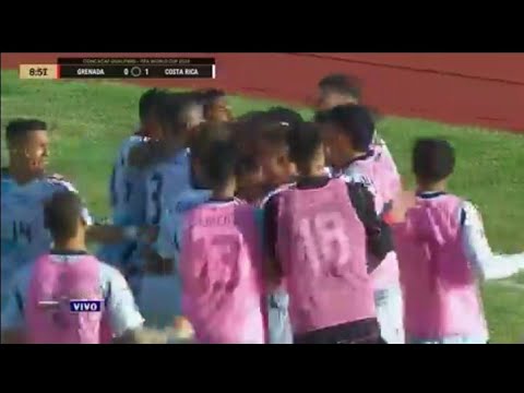 Gol de Álvaro Zamora, Granada vs Costa Rica (0-3) Todos los goles y resumen ampliado