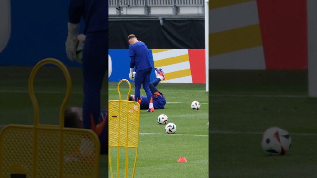 Bijlow weer geblesseerd?😱 Het lijkt vooralsnog mee te vallen met de schade 😅 #feyenoord #ek2024