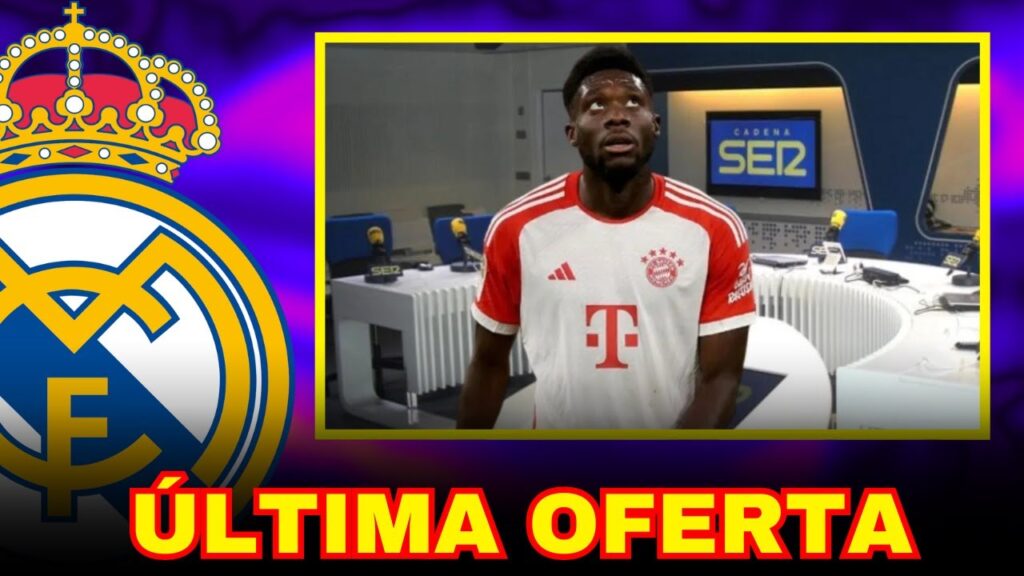SER ALPHONSO DAVIES RESPONDE A LA ÚLTIMA OFERTA DEL BAYERN, LLAMADA A FLORENTINO