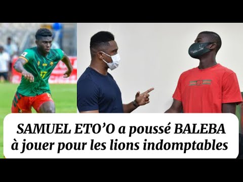 C’est Samuel Eto’o qui fait venir Carlos Baleba chez les lions indomptables; Marc Brys a juste …