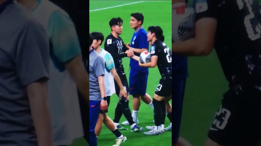 따듯했던 손흥민 배준호 첫만남