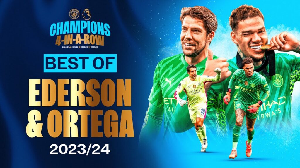 BEST OF EDERSON & ORTEGA 2023/24 | Best goalkeeping duo in world footage?!