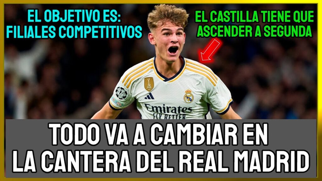 ¡TODO VA A CAMBIAR EN LA CANTERA DEL REAL MADRID! OBJETIVO ASCENDER AL REAL MADRID CASTILLA.