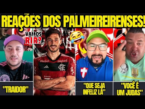 VAMOS RIR? REAÇÕES DOS PALMEIRENSES COM MATIAS VINÃ NO FLAMENGO!🤣 "VOCÊ É UM JUDAS,TRAIDOR" 🤣