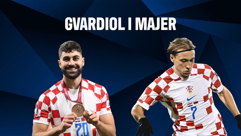 Joško Gvardiol i Lovro Majer u emisiji Vatreni podcast powered by PSK