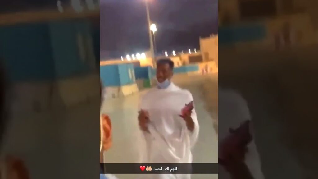 صالح الشهري برفقة محمد كنو في الحرم المكي لآداء مناسك العمرة