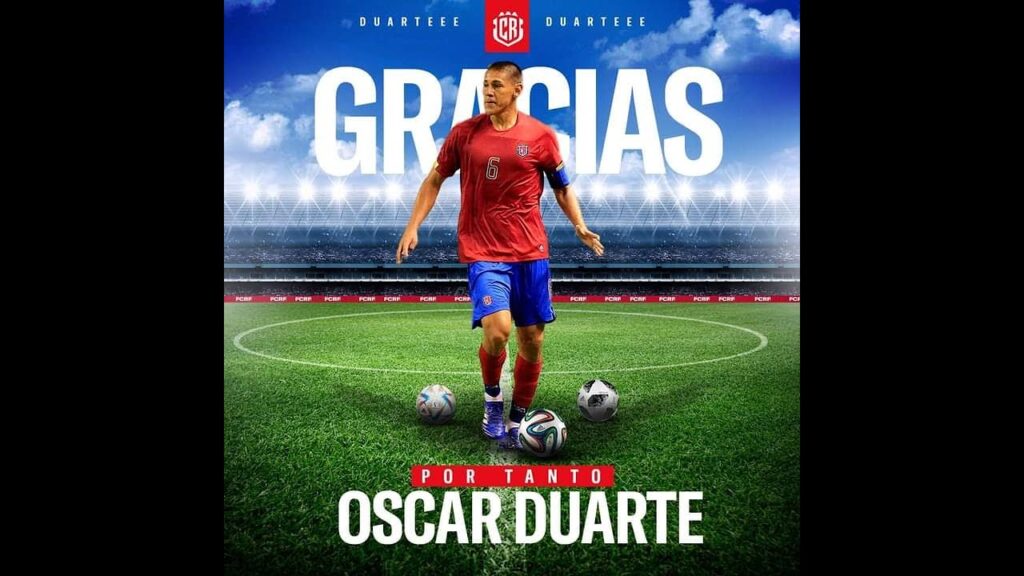 Óscar Duarte le dice adiós a la pura vida. Óscar Duarte le dice adiós a la pura vida.