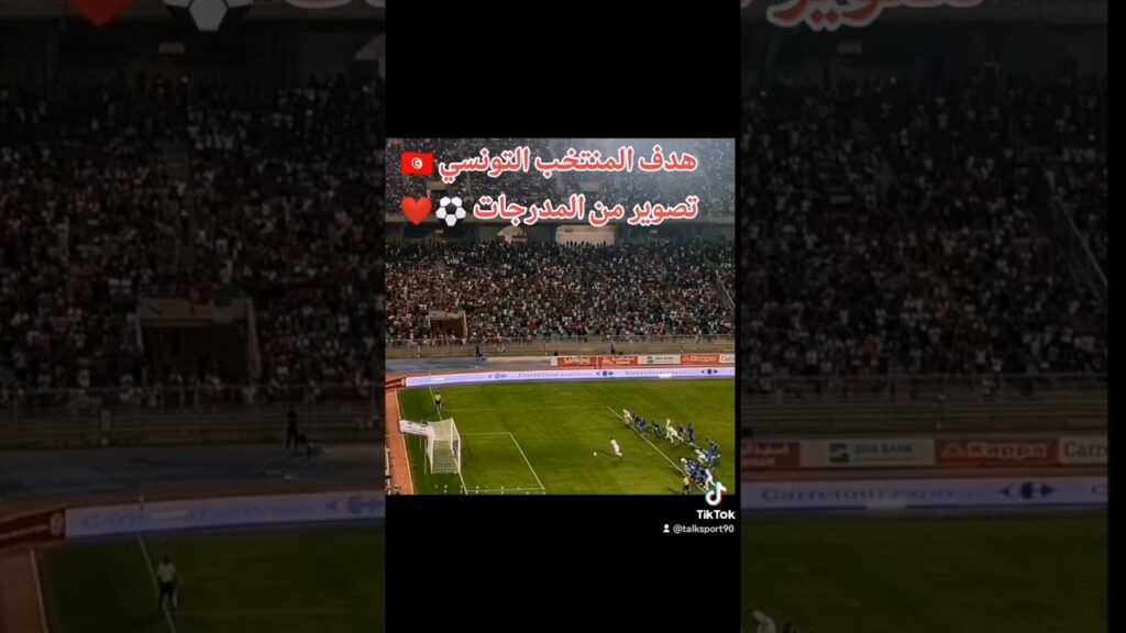 هدف محمد على بن رمضان تونس غينيا الاستوائية ⚽ (تصوير من المدرجات)