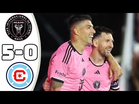 Messi Goat 🐐 Inter Miami vs Chicago 5-0 | Extended Highlights & Goals | Major League Soccer Messi Goat 🐐 Inter Miami vs Chicago 5-0 | Extended Highlights & Goals | Major League Soccer