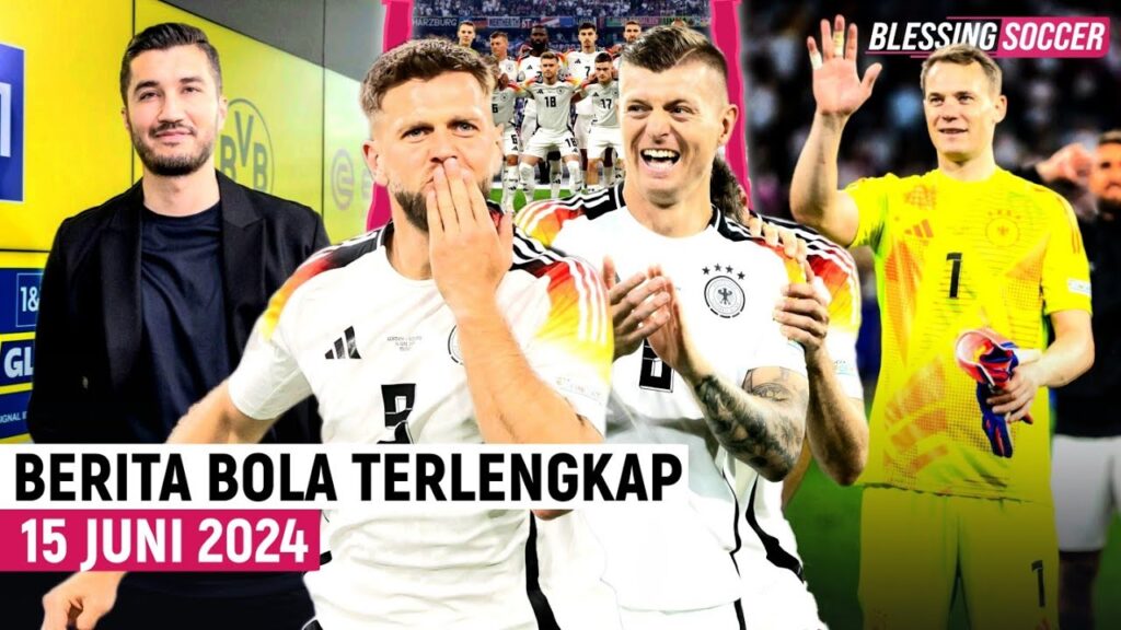 EURO 2024: Jerman PESTA Gol & Ukir SEJARAH 🔥 Kroos MENAWAN, Neuer GABUT 👏 RESMI Nuri Sahin Latih DVB