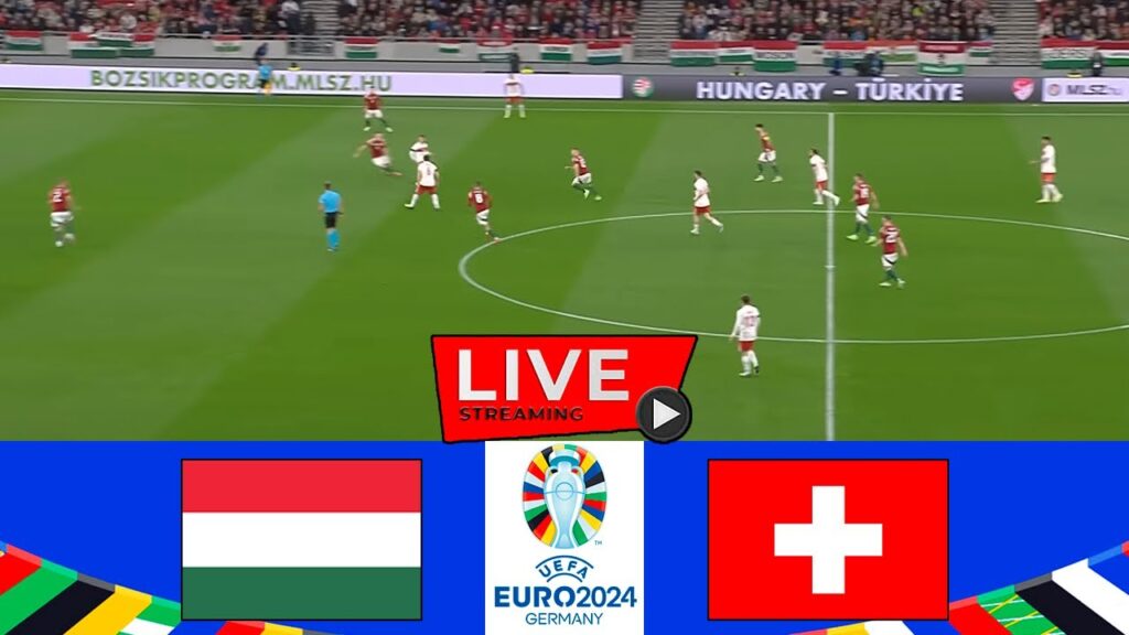 Hungary vs Switzerland LIVE | UEFA Euro 2024 | Match LIVE Today!