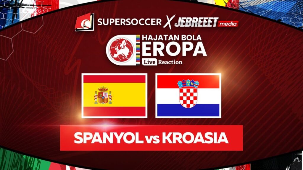 🔴SPANYOL VS KROASIA - HAJATAN BOLA EROPA 2024 - LIVE REACTION