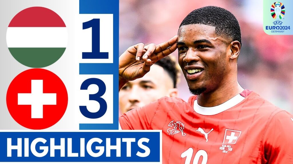 Hungary vs Switzerland (1-3) HIGHLIGHTS Euro 2024: Duah, Aebischer, Embolo & Varga GOALS!