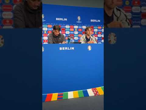 Izbornik Zlatko Dalić i Luka Modrić konferencija za medije i najava Hrvatska-Španjolska