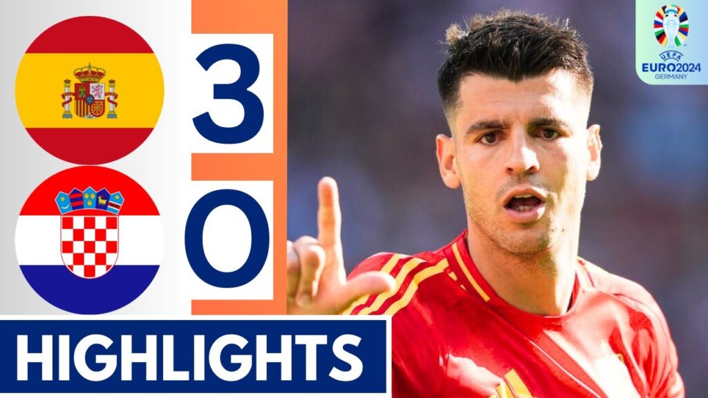 🔴Spain vs Croatia (3-0) GOALS & Extended HIGHLIGHTS | UEFA EURO 2024!