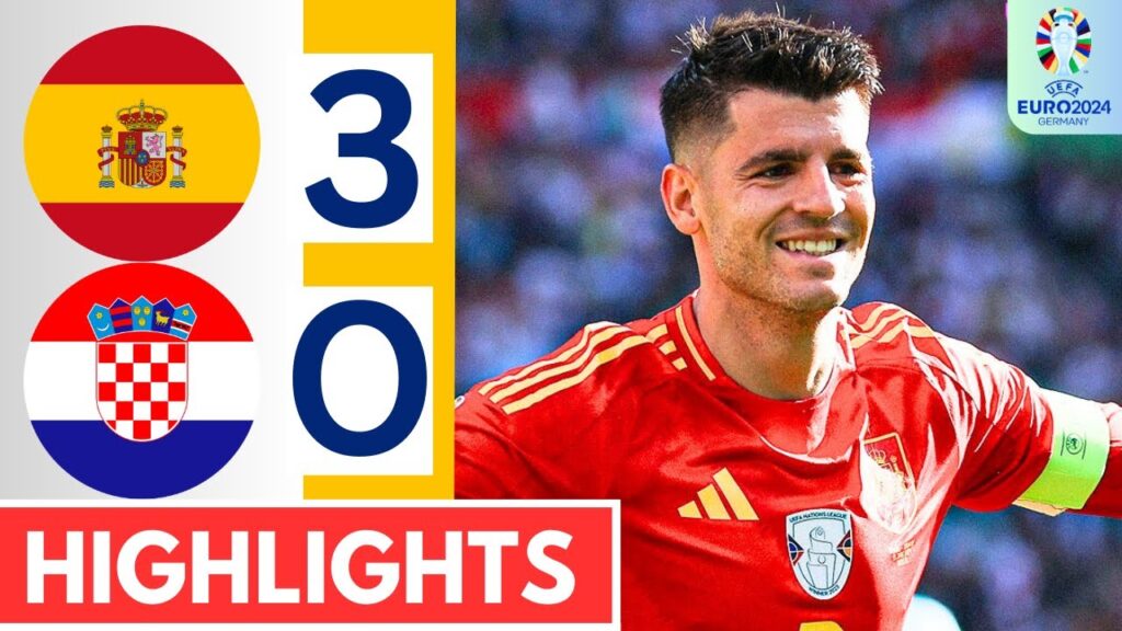 🔴Spain vs Croatia (3-0) All GOALS & Extended HIGHLIGHTS | UEFA EURO 2024!