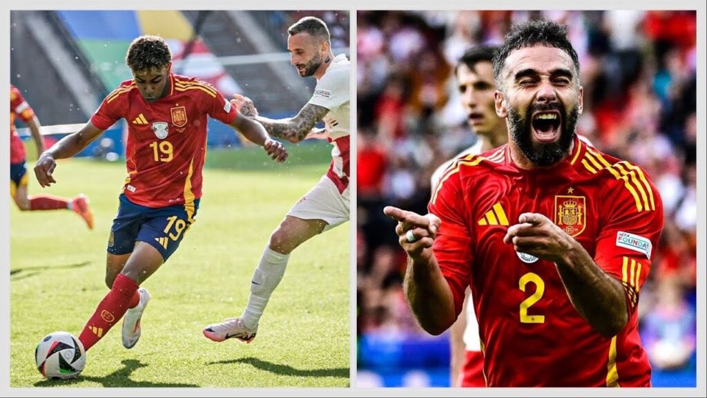 ESPAGNE 3-0 CROATIE LAMINE YAMAL 16 ANS TOP PERFORMANCE ! (EURO 2024)