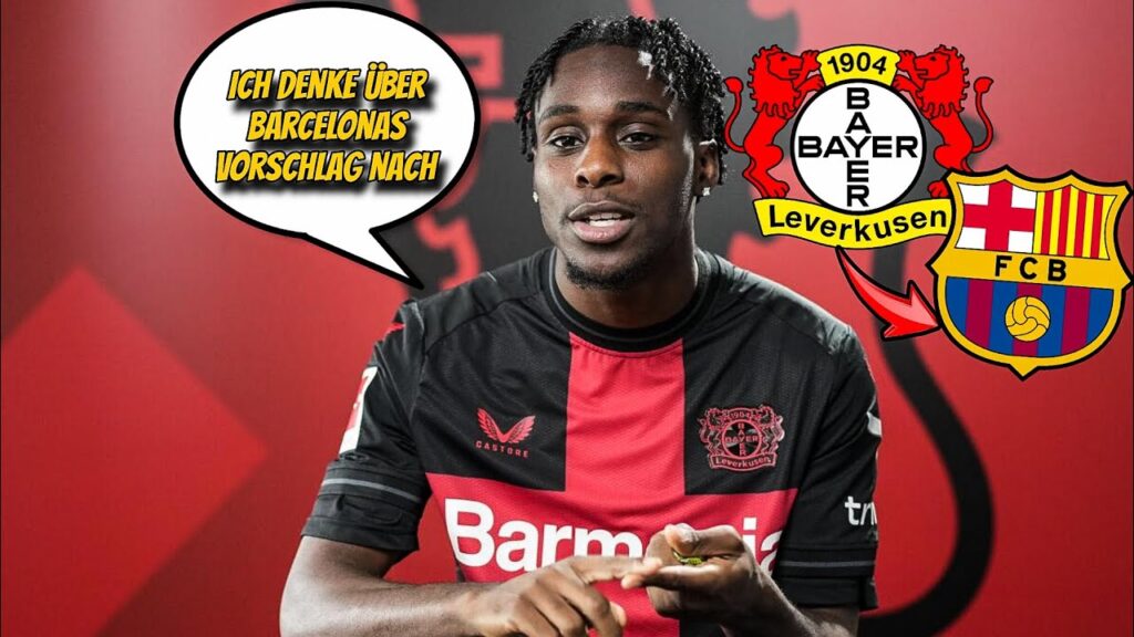 ⚪🔴 JETZT DRAUSSEN! FRIMPONG WIRD NACH BARCELONA TRANSPORTIEREN! BAYER LEVERKUSEN-NEWS HEUTE!