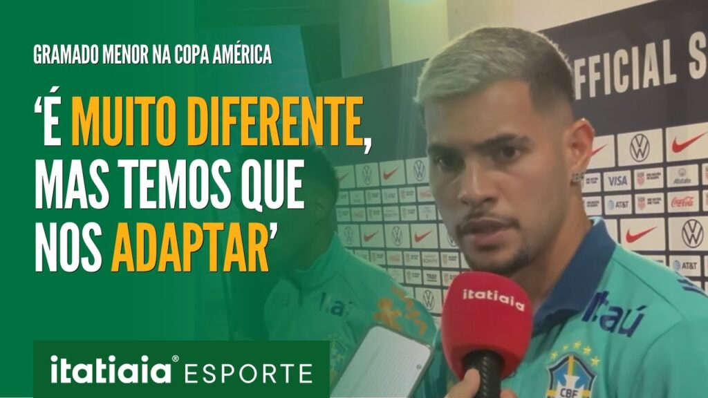 BRUNO GUIMARÃES COMENTA DIFICULDADE PARA JOGAR EM CAMPO MENOR!