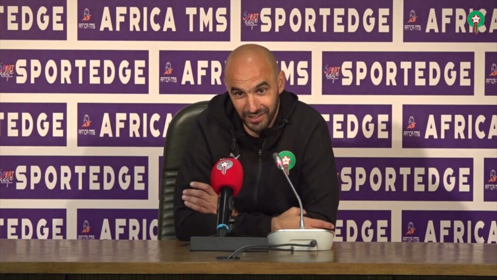 الندوة الصحافية للسيد وليد الركراكي بعد لقاء الكونغو برازافيل