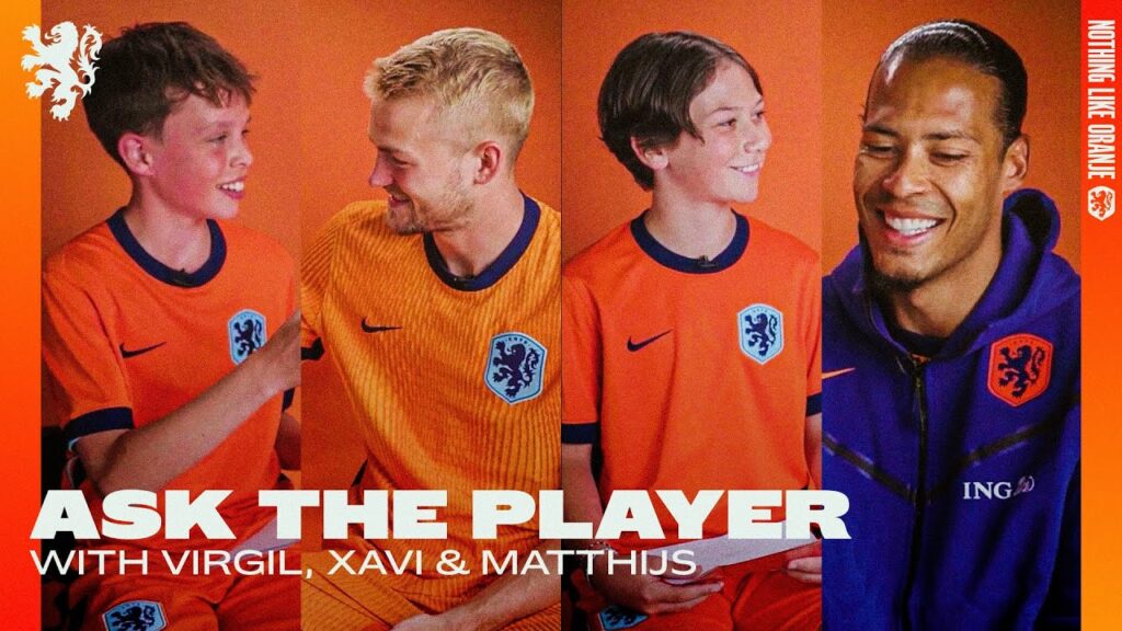 Who are you most afraid of? 👻 | 𝐀𝐒𝐊 𝐓𝐇𝐄 𝐏𝐋𝐀𝐘𝐄𝐑 with Xavi, Virgil van Dijk & Matthijs de Ligt! 💬😊