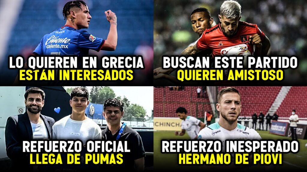 🚨NOTICIAS DE CRUZ AZUL | DESDE EUROPA BUSCAN A URIEL ANTUNA | PRIMER REFUERZO OFICIAL DE CRUZ AZUL