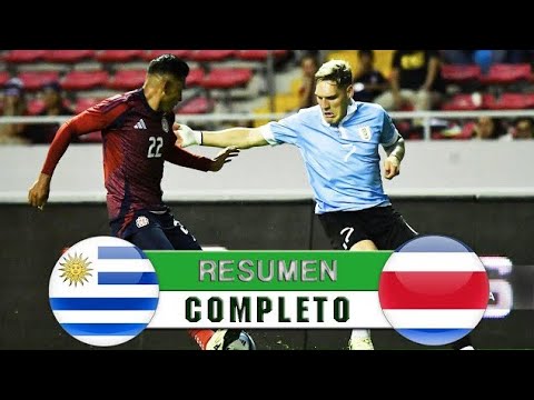 Uruguay vs Costa Rica All Goals Highlights | Friendly Match 2024