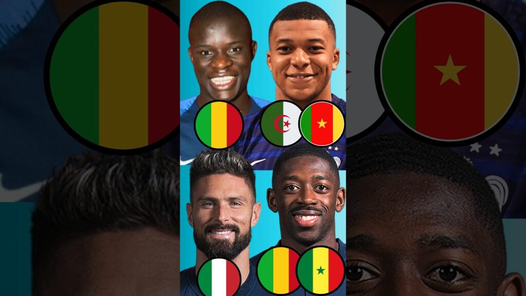 FRANCE National Team Country of Origin #football #france #euros #euro2024 #mbappe #footballshorts