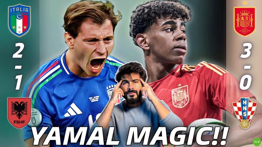 Spain Crush Croatia 3-0 | Italy Survive Albania 2-1 | Euros 2024 MDB