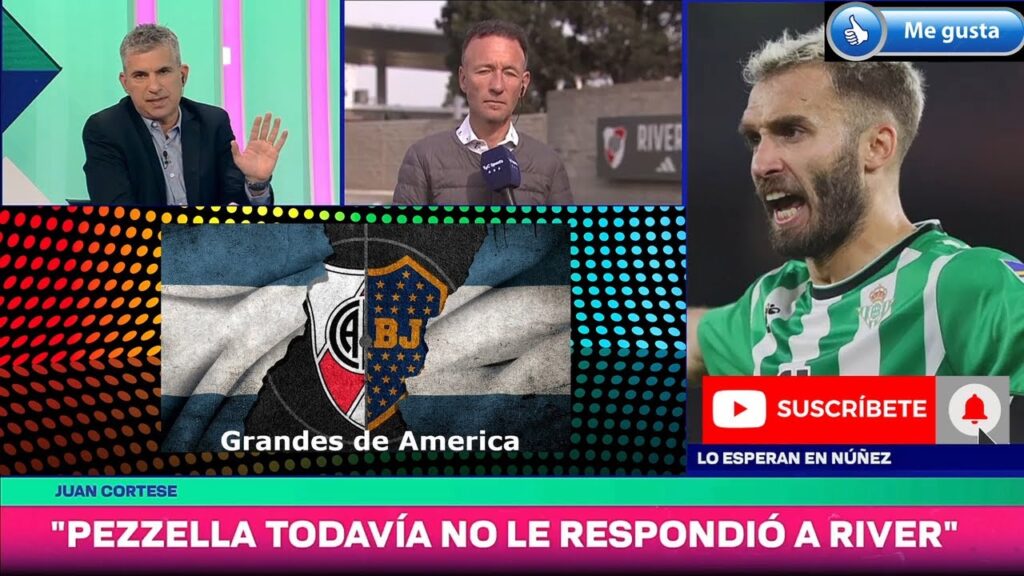 River, está esperando a German Pezzella con el Contrato en la Mesa